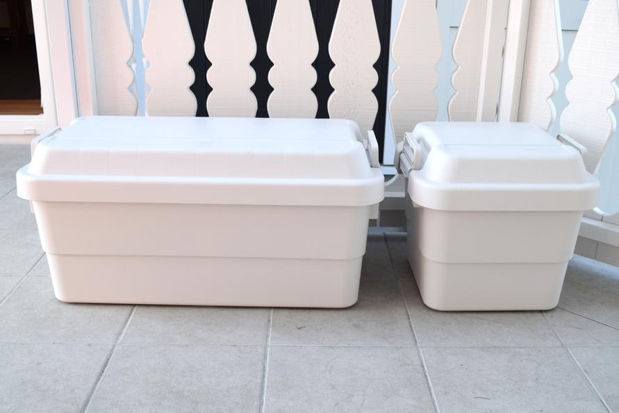 無印良品のポリプロピレン頑丈収納ボックスのイメージ