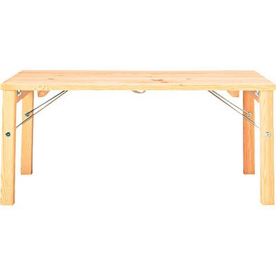 無印良品 パイン材ローテーブル・折りたたみ式