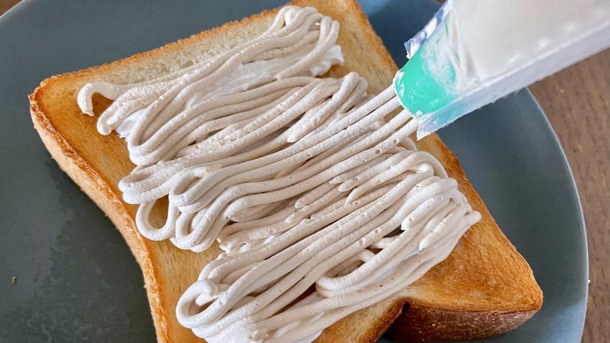 カルディ「【冷凍】モンブランホイップクリーム 500ml」